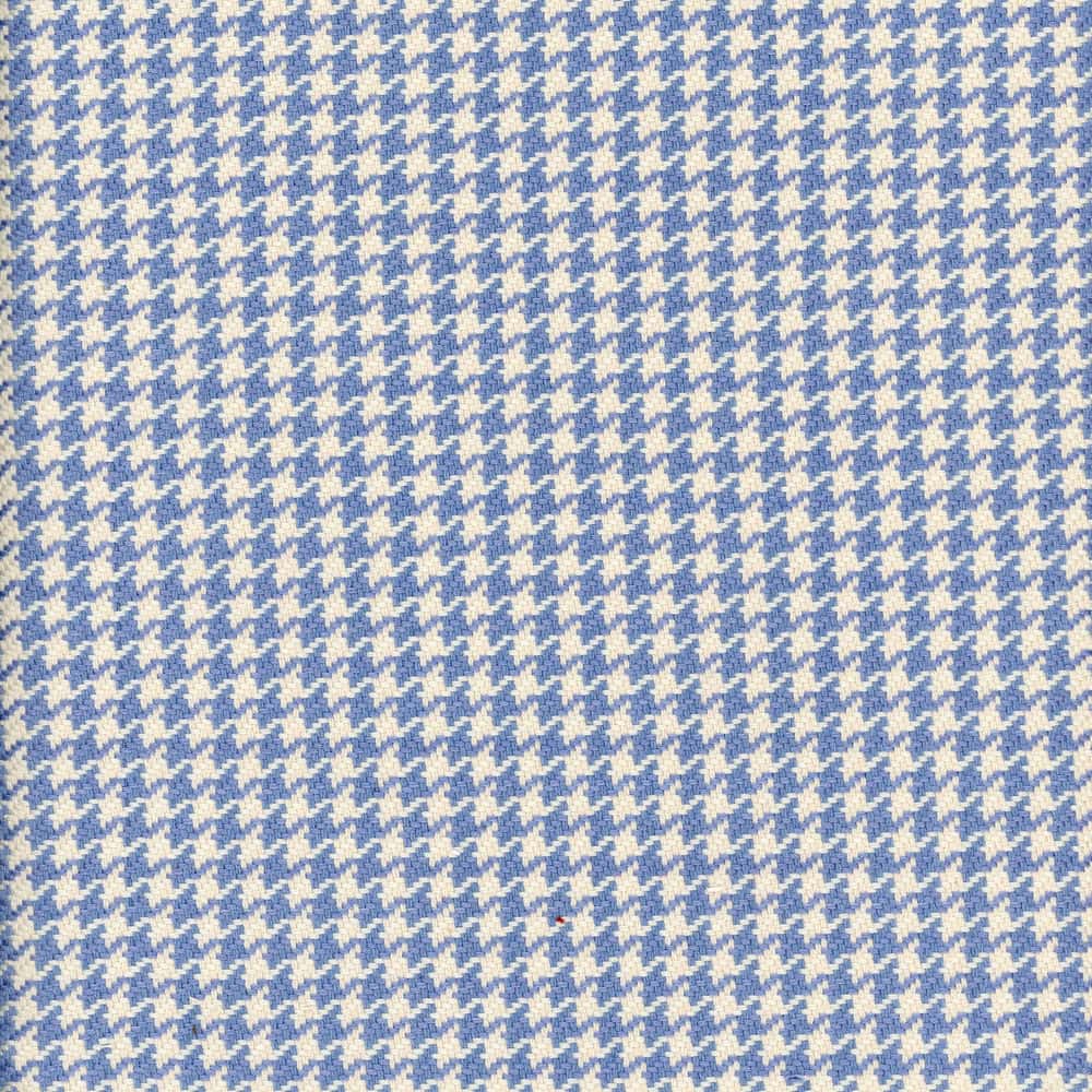 Roth & Tompkins Fabric Houndstooth Cornflower