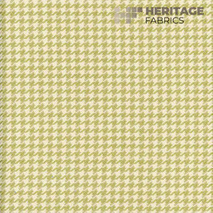Roth & Tompkins Fabric Houndstooth Honeydew