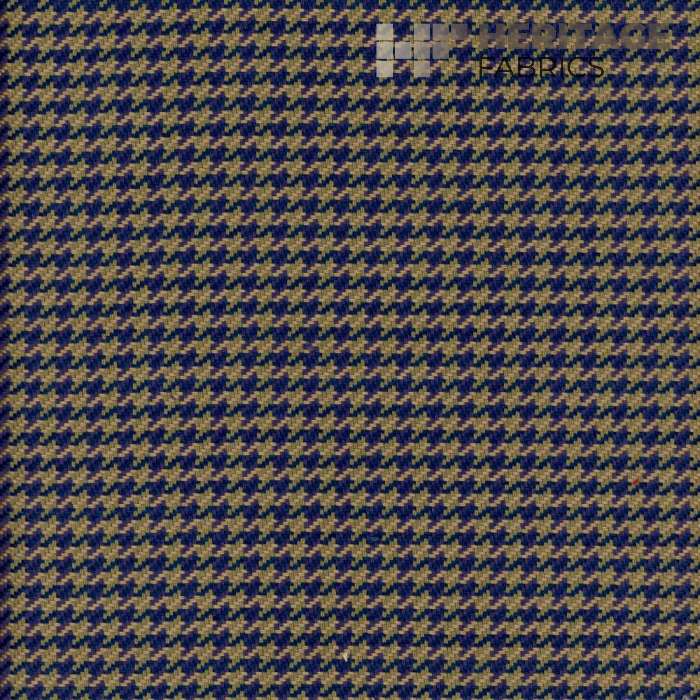 Houndstooth Midnight by Heritage Fabric - 100% Cotton India 20,000 Horizontal: 0.375" and Vertical: 0.375" 54" - Fabric Carolina -