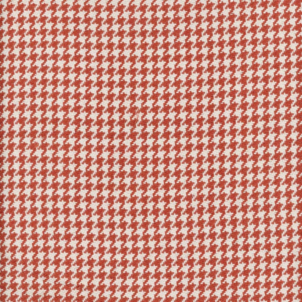 Roth & Tompkins Fabric Houndstooth Paprika
