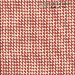 Roth & Tompkins Fabric Houndstooth Paprika
