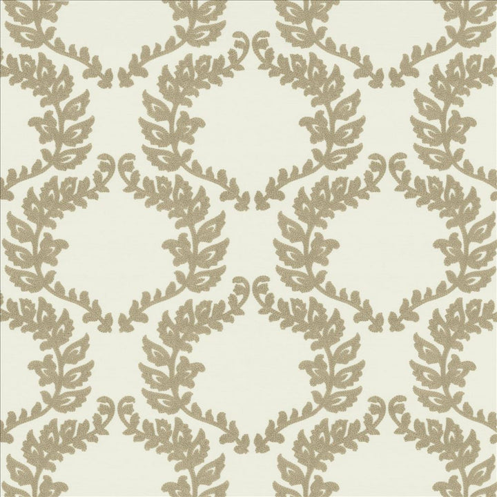 Hummingbird Vine Silver  by Kasmir Designer Fabric 5141 53% Cotton
47% Polyester
 INDIA 50,000 Wyzenbeek Double Rubs Horizontal: 10 7/8 inches and Vertical: 9 3/8 inches 56  - Swanky Fabrics -