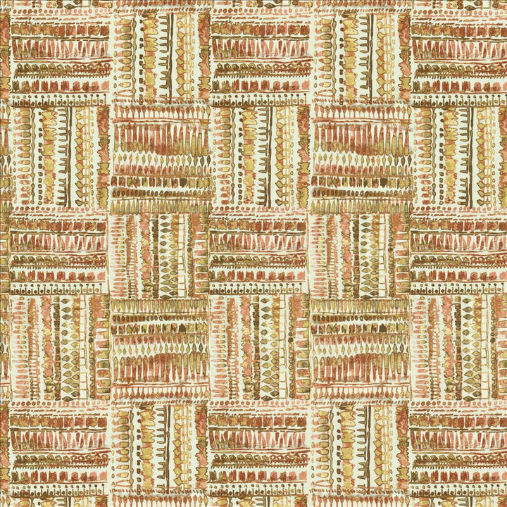 Huron Peachspice by Kasmir Designer Fabric 5155 100% Cotton TURKMENISTAN 6,000 Wyzenbeek Double Rubs Horizontal: 13 4/8 inches and Vertical: 27 inches 54 - Swanky Fabrics -