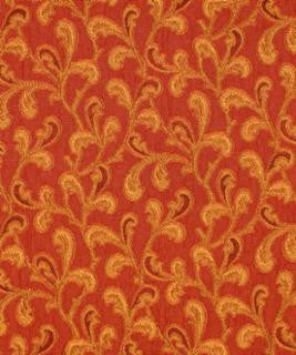 Gainsborough Paprika M7467 by Barrow Designer Fabric 2807 47% RAYON (S) 37% POLYESTER (F) 16% RAYON (F) CHINA 24,000 DOUBLE RUBS </p><p>Repeat: Horizontal: 13-1/2" and Vertical: 6 3/4" 54" Minimum - Swanky Fabrics -