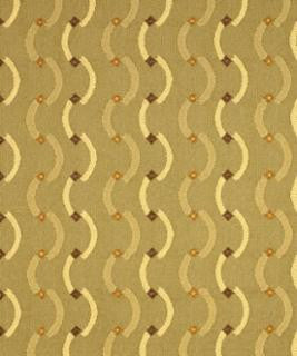 Squiggle Avocado M8336 by Barrow Designer Fabric 2907 54% RAYON (S) 46% POLYESTER (F) CHINA 30,000 DOUBLE RUBS </p><p>Repeat: Horizontal: 1-3/4" and Vertical: 1-3/4" 54" Minimum - Swanky Fabrics -