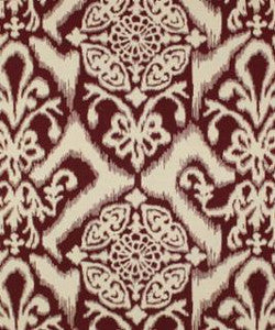Barrow Fabric Zander Garnet M9285