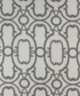 M9647 5855 Platinum M9647 by Merrimac Designer Fabric MGALL15 61% RAYON (S)
39% POLYESTER (F) CHINA 50,000 DOUBLE RUBS </p><p>Repeat: Horizontal: 6 3/4" and Vertical: 13 1/2" 54" Minimum - Swanky Fabrics -