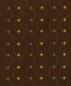 Squiggle Fudge M8336 by Barrow Designer Fabric 2907 54% RAYON (S) 46% POLYESTER (F) CHINA 30,000 DOUBLE RUBS </p><p>Repeat: Horizontal: 1-3/4" and Vertical: 1-3/4" 54" Minimum - Swanky Fabrics -