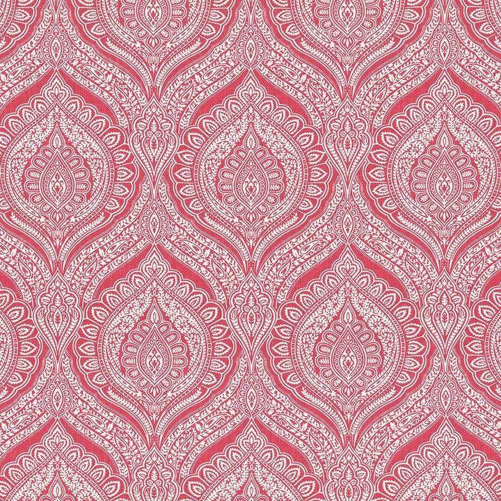 Impromptu Cerise by Kasmir Designer Fabric See sample 100% Cotton
 SPAIN 100,000 Wyzenbeek Double Rubs </p><p>Repeat: Horizontal: 13 4/8 inches and Vertical: 27 inches 54 - Swanky Fabrics -