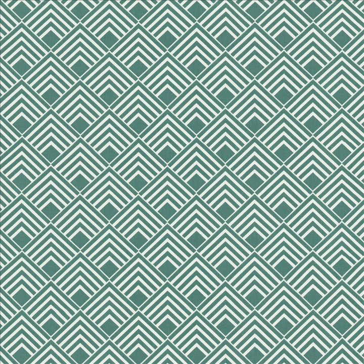 Indicate Turquoise by Kasmir Designer Fabric 1455 100% Cotton
 TURKEY </p><p>Repeat: Horizontal: 2 5/8 inches and Vertical: 2 5/8 inches 63 - Swanky Fabrics -
