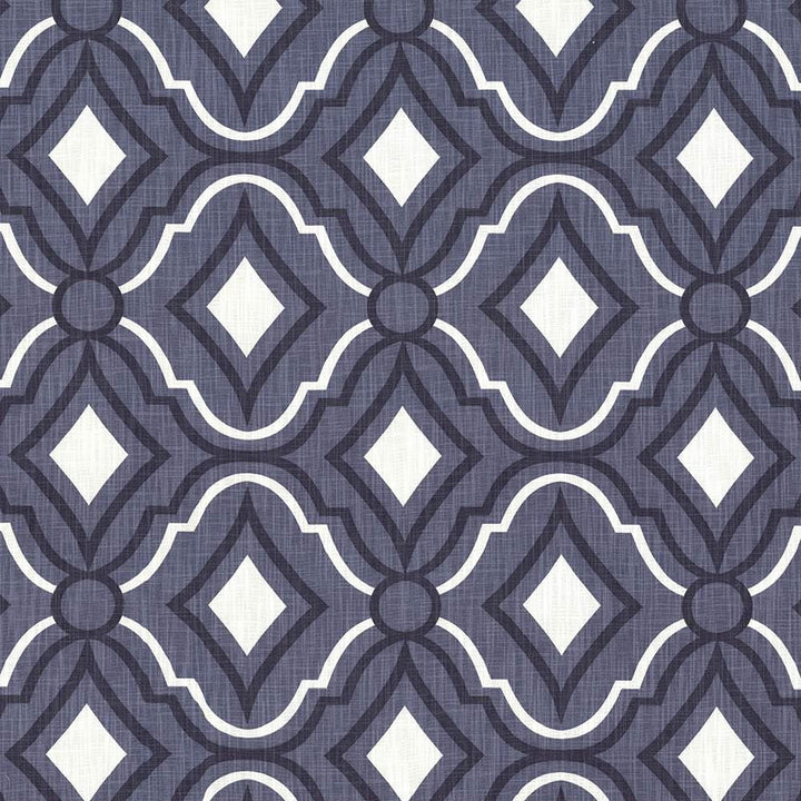 Inflection Indigo by Kasmir Designer Fabric 5107 100% Cotton
 USA </p><p>Repeat: Horizontal: 13 4/8 inches and Vertical: 13 4/8 inches 54 - Swanky Fabrics -