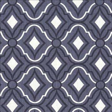 Inflection Indigo by Kasmir Designer Fabric 5107 100% Cotton USA 15,000 Wyzenbeek Double Rubs H: 13 4/8 inches, V: 13 4/8 inches 54 - Swanky Fabrics - Kasmir
