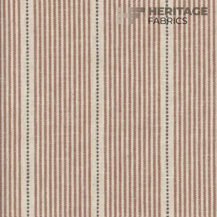 Interchange Clay by Heritage Designer Fabric - 52% Cotton 48% Polyester India 45,000 Horizontal: 2.75" and Vertical: N/A 54" - Swanky Fabrics -