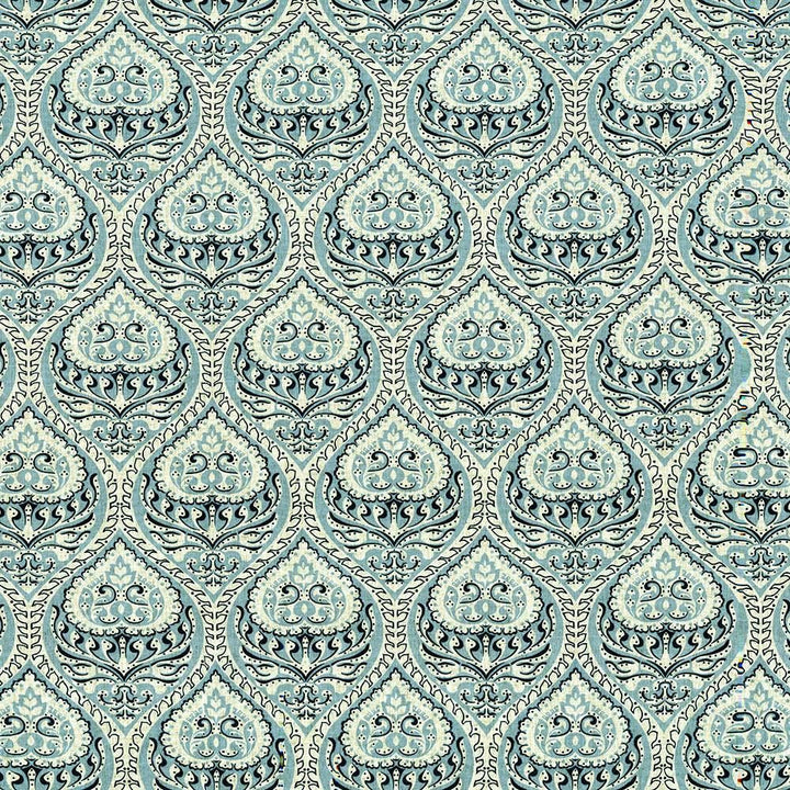 Interlude Damask Fresh Air by Kasmir Designer Fabric See sample 80% Polyester
20% Linen
 CHINA 35,000 Wyzenbeek Double Rubs </p><p>Repeat: Horizontal: 8 inches and Vertical: 11 4/8 inches 53 - Swanky Fabrics -