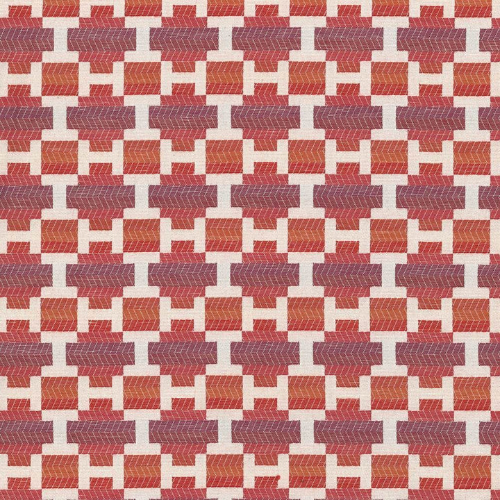 Ixtapa Poppy by Kasmir Designer Fabric See sample 62% Polyester
38% Rayon
 USA 21,000 Wyzenbeek Double Rubs </p><p>Repeat: Horizontal: 1 6/8 inches and Vertical: 1 5/8 inches 54 - Swanky Fabrics -