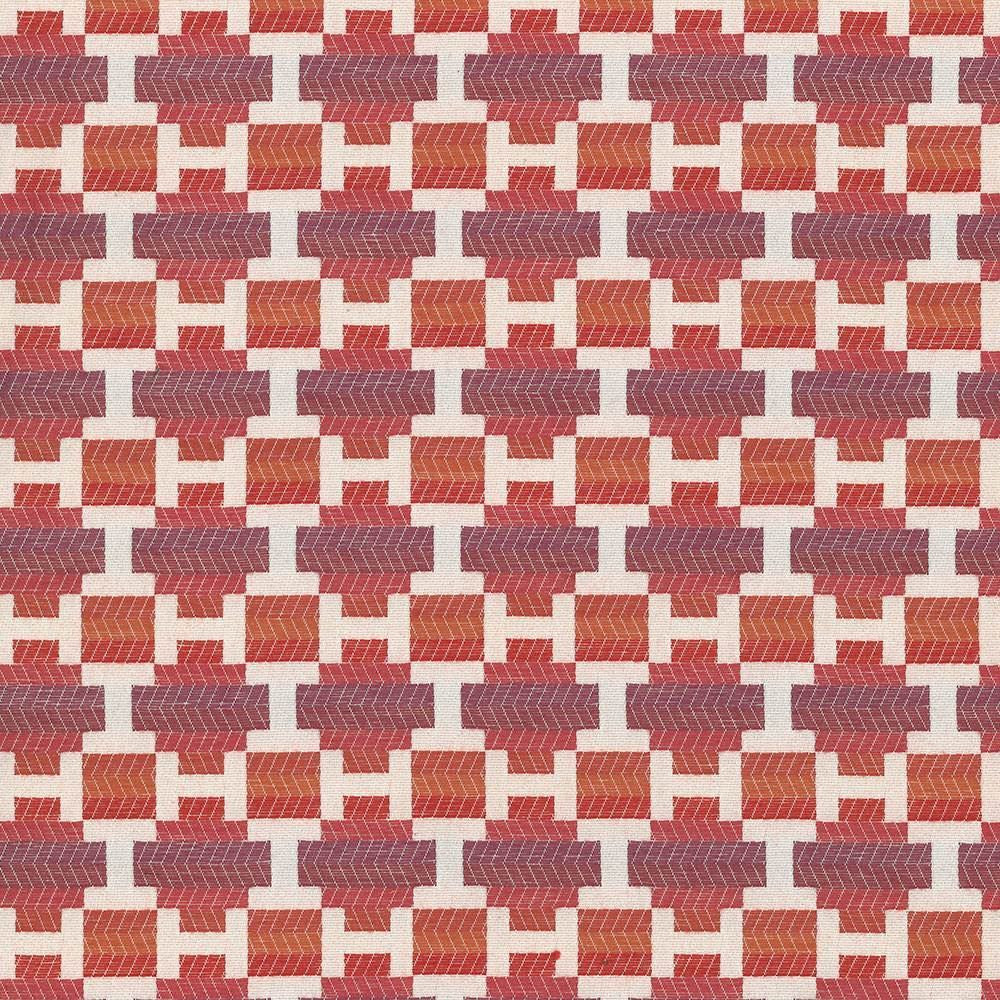 Ixtapa Poppy by Kasmir Designer Fabric 5071 62% Polyester 38% Rayon USA 21,000 Wyzenbeek Double Rubs Horizontal: 1 6/8 inches and Vertical: 1 5/8 inches 54 - Swanky Fabrics -