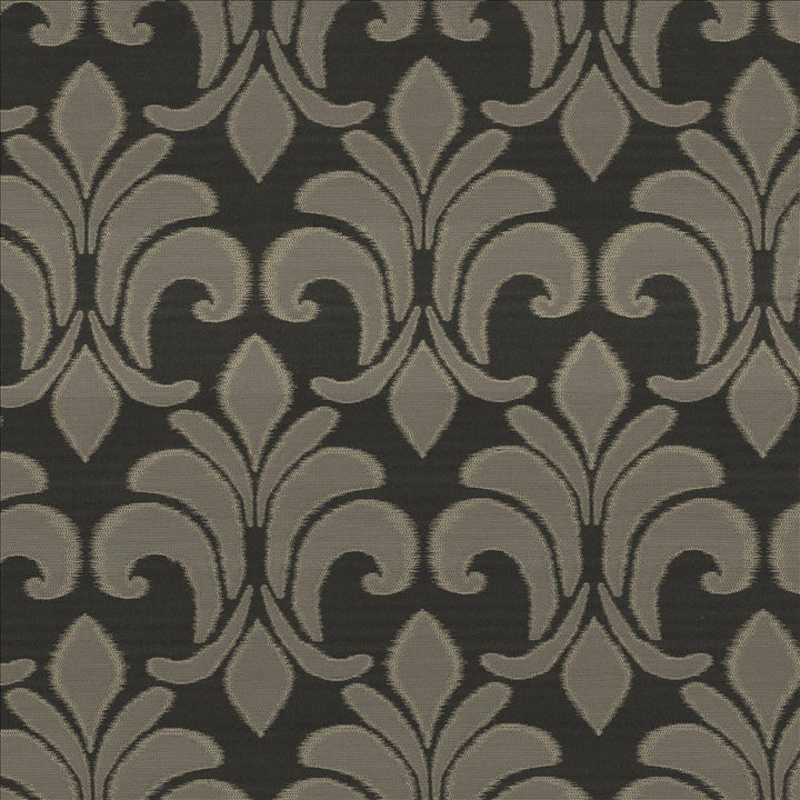 Jackpot Ebony by Kasmir Designer Fabric See sample 100% Polyester
 USA 15,000 Wyzenbeek Double Rubs </p><p>Repeat: Horizontal: 14 inches and Vertical: 22 4/8 inches 53 - Swanky Fabrics -