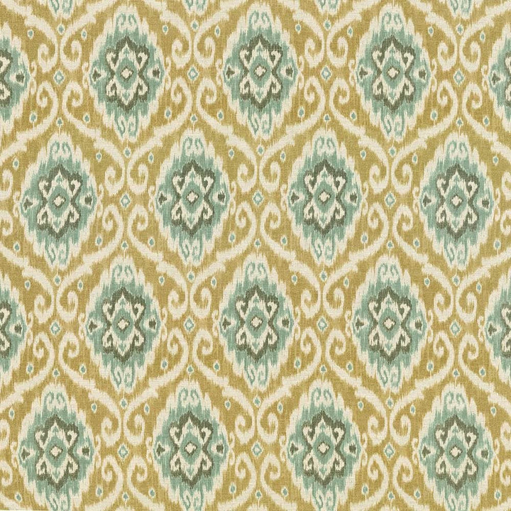 Jakarta Opal by Kasmir Designer Fabric See sample 70% Cotton
30% Linen
 USA 27,000 Wyzenbeek Double Rubs </p><p>Repeat: Horizontal: 13 4/8 inches and Vertical: 27 inches 54 - Swanky Fabrics -