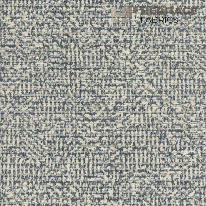 Jerico Lapis by Heritage Designer Fabric - 100% Polyester Turkey 21,000 Horizontal: 13.5" and Vertical: 6.75" 54" - Swanky Fabrics -