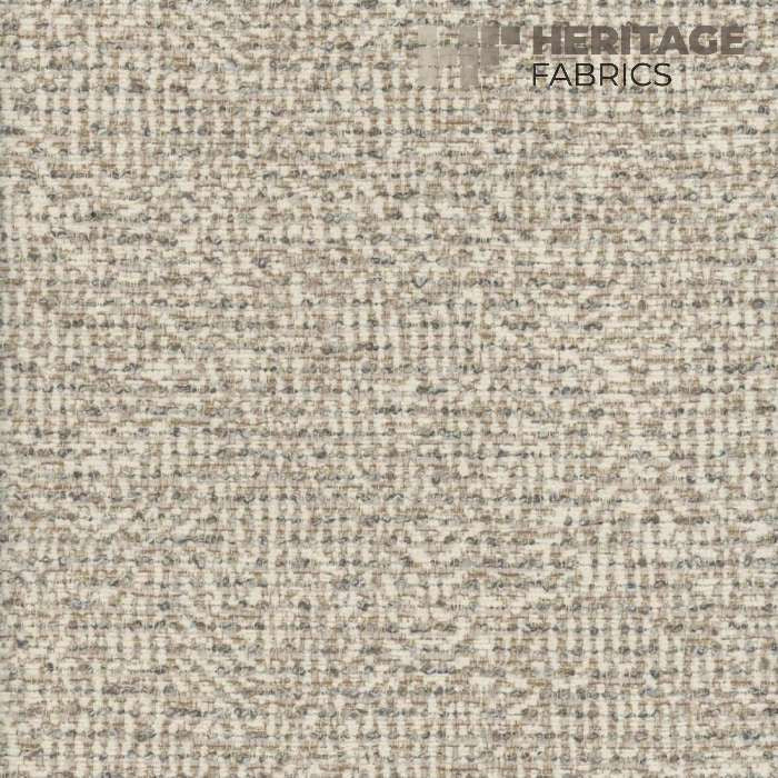 Jerico Oyster by Heritage Designer Fabric - 100% Polyester Turkey 21,000 Horizontal: 13.5" and Vertical: 6.75" 54" - Swanky Fabrics -
