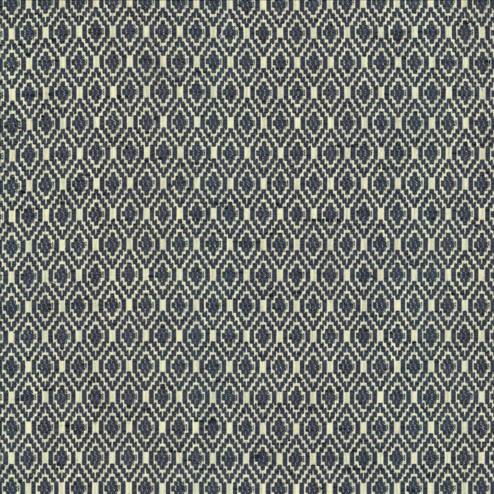 Jetsetter Marine by Kasmir Designer Fabric 5125 57% Polyester 43% Cotton INDIA 22,000 Martindale Cycles Horizontal: 1 inches and Vertical: 1 7/8 inches 54 - Swanky Fabrics -