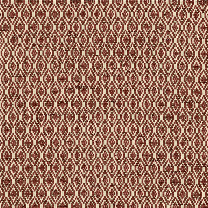 Jetsetter Rust by Kasmir Designer Fabric See sample 57% Polyester
43% Cotton
 INDIA 22,000 Martindale Cycles </p><p>Repeat: Horizontal: 1 inches and Vertical: 1 7/8 inches 54 - Swanky Fabrics -