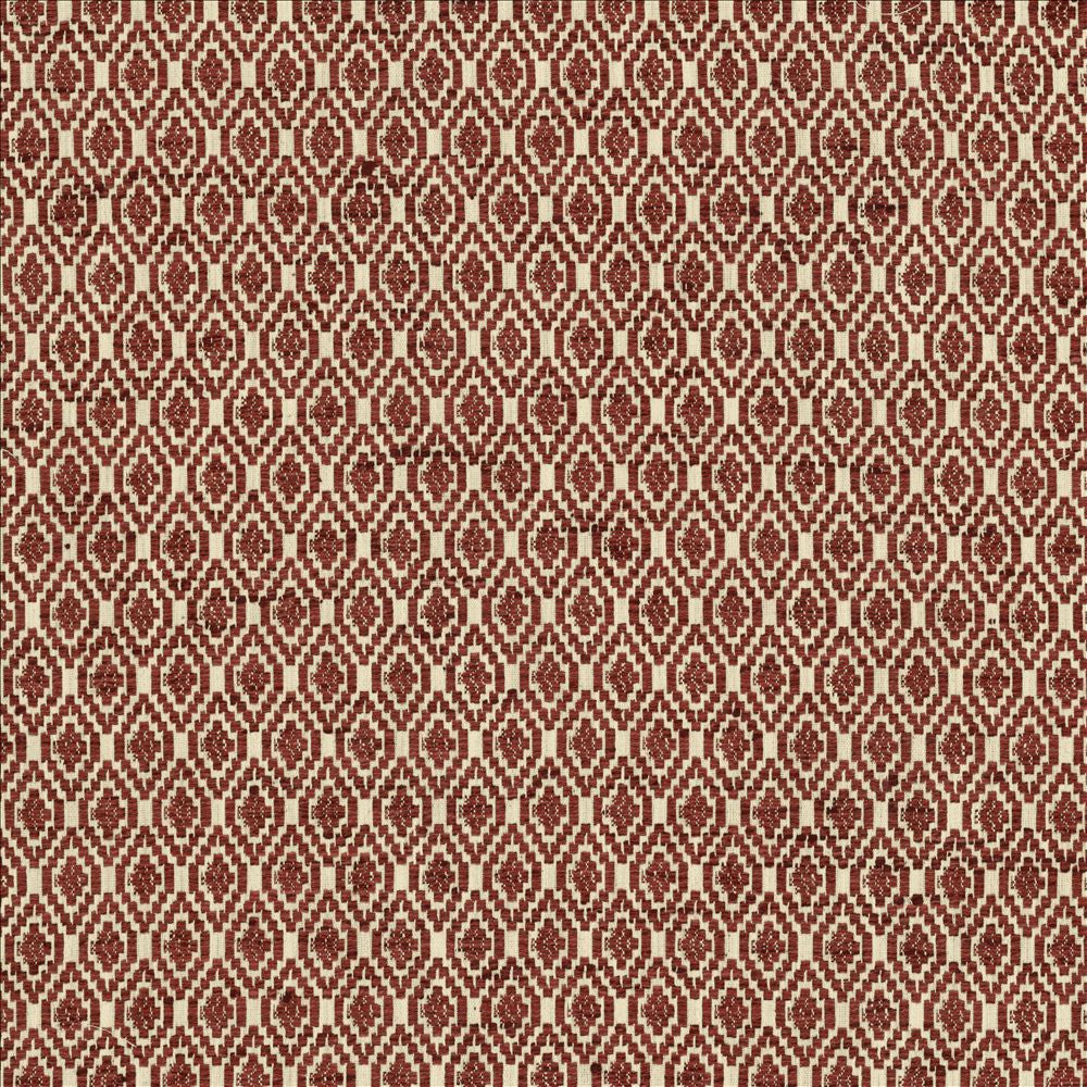 Jetsetter Rust by Kasmir Designer Fabric 5121 57% Polyester 43% Cotton INDIA 22,000 Martindale Cycles Horizontal: 1 inches and Vertical: 1 7/8 inches 54 - Swanky Fabrics -