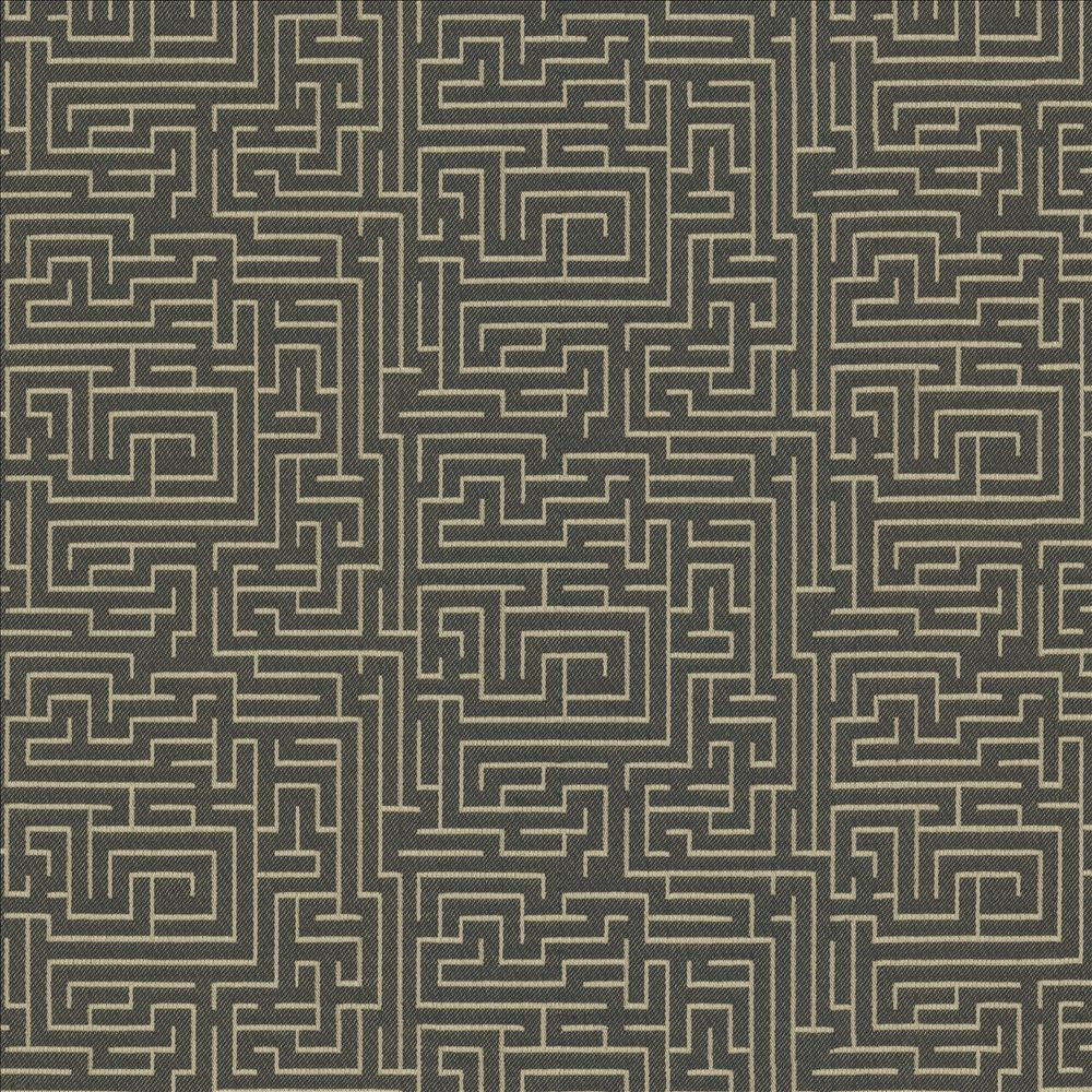 Jigsaw Steel by Kasmir Designer Fabric 5123 54% Cotton
46% Polyester
 USA </p><p>Repeat: Horizontal: 6 4/8 inches and Vertical: 13 4/8 inches 54 - Swanky Fabrics -
