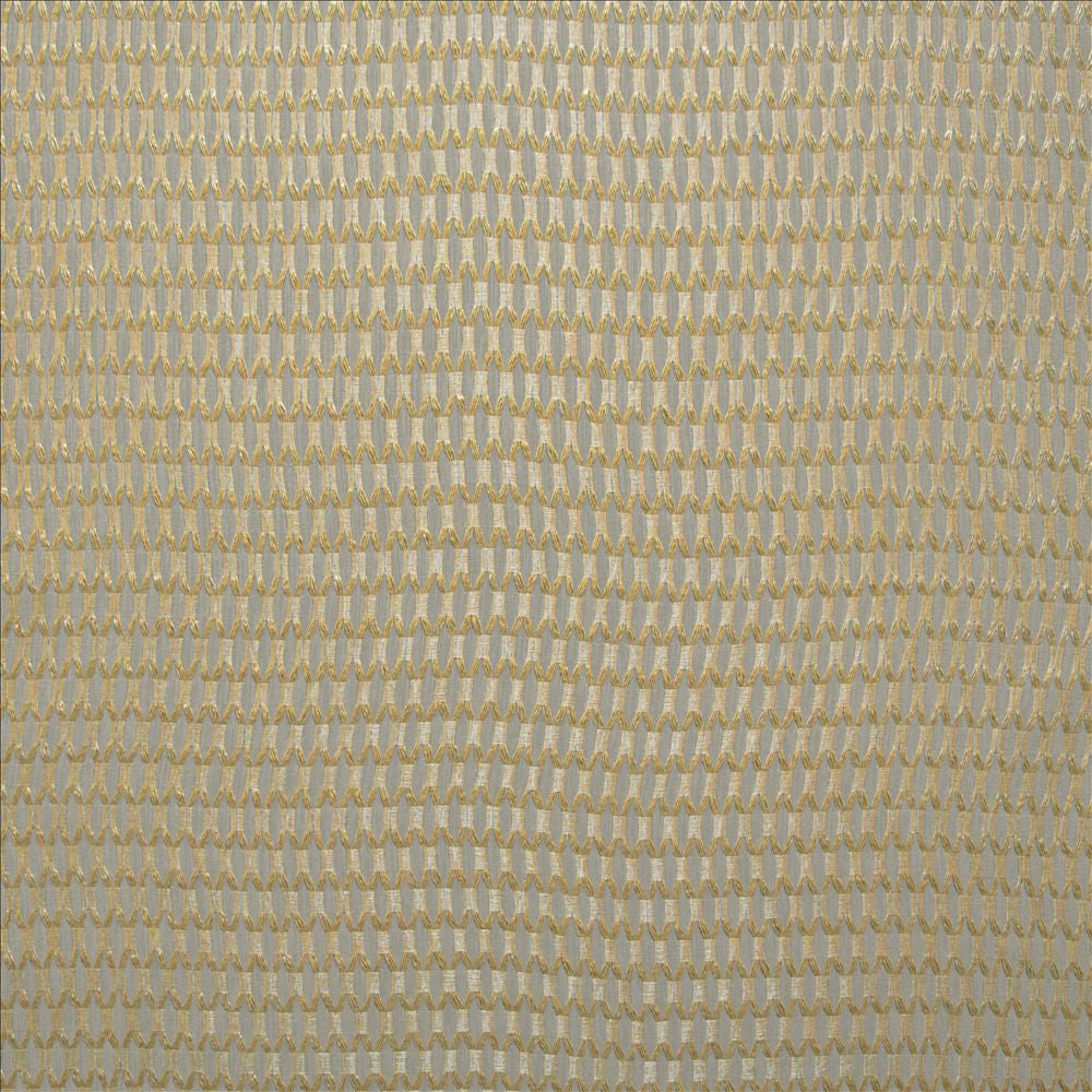 Jonas Gold by Kasmir Designer Fabric 5157 100% Polyester
 TURKEY Not Tested </p><p>Repeat: Horizontal: 4/8 inches and Vertical: 1 2/8 inches 118 - Swanky Fabrics -
