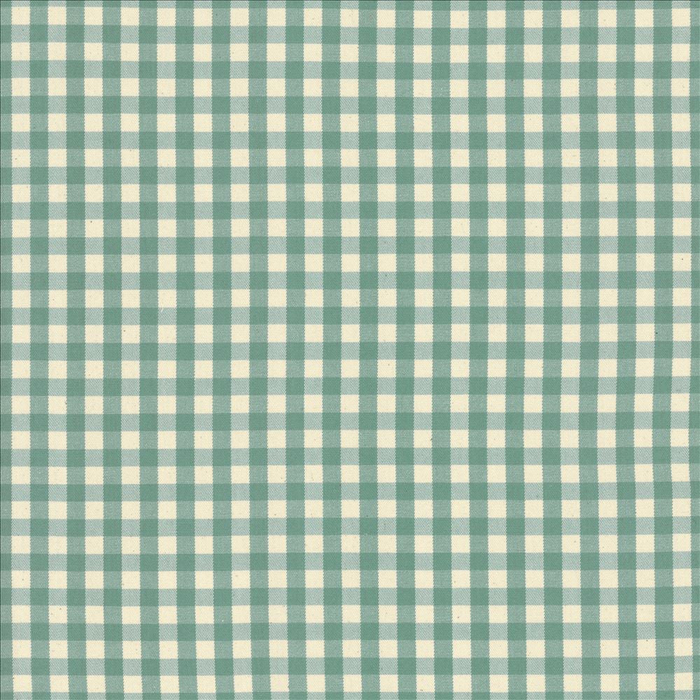Junction Plaid Turquoise by Kasmir Designer Fabric 5124 100% Cotton
 USA </p><p>Repeat: Horizontal: 1 inches and Vertical: 1 inches 53 - Swanky Fabrics -