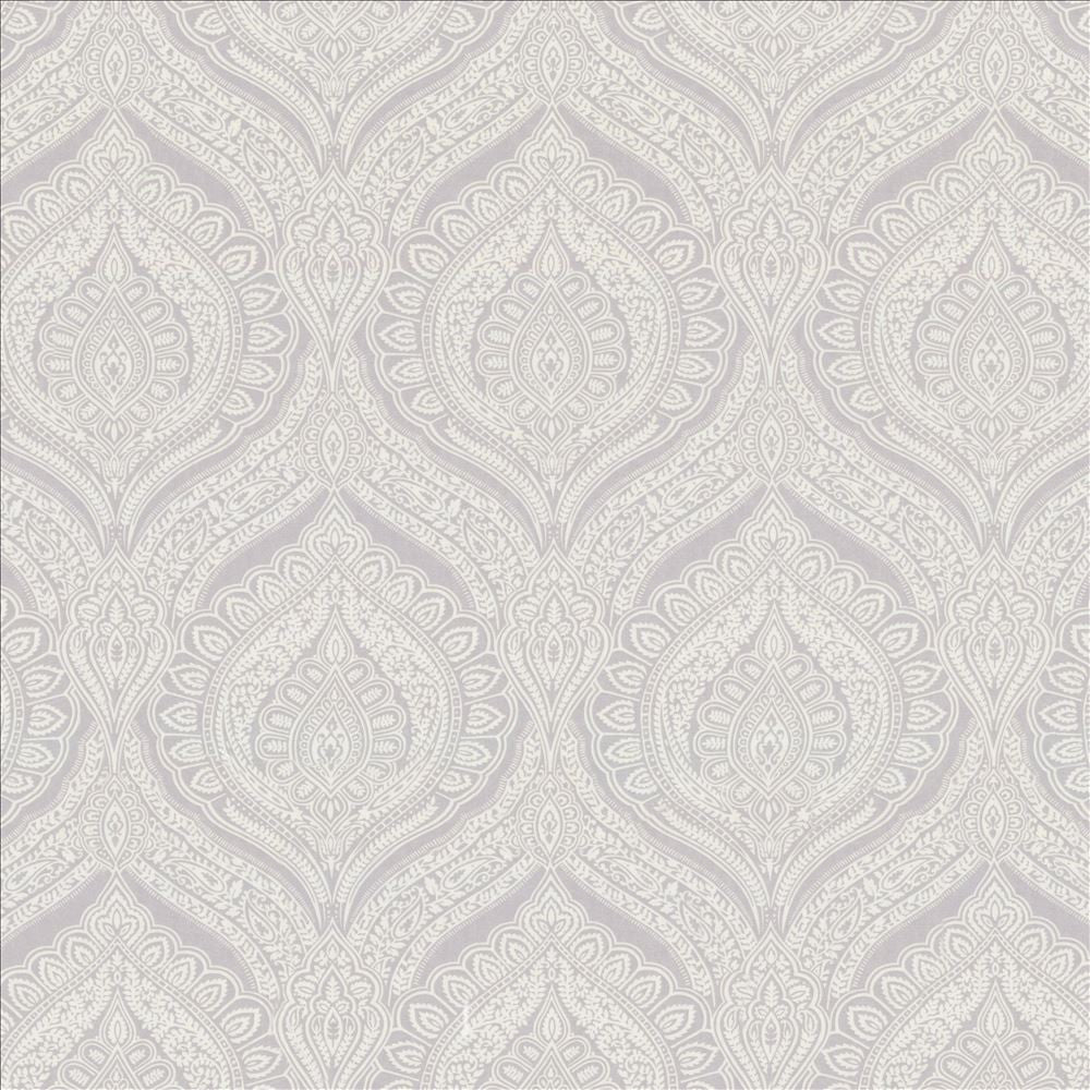 Junoon Silver by Kasmir Designer Fabric 5077 80% Polyester
20% Linen
 SPAIN Not Tested </p><p>Repeat: Horizontal: 13 4/8 inches and Vertical: 27 inches 56 - Swanky Fabrics -