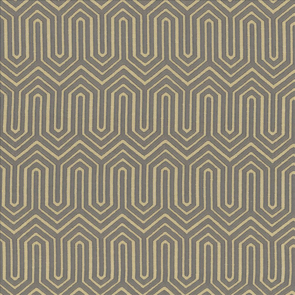 Juxtaposition Black Pearl by Kasmir Designer Fabric 5077 55% Viscose 45% Polyester CHINA Not Tested Horizontal: 3 5/8 inches and Vertical: 6 6/8 inches 52 - 57 - Swanky Fabrics -