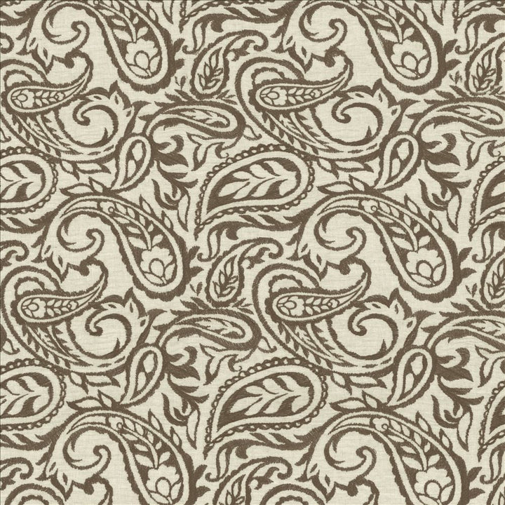 Kahala Paisley Earth by Kasmir Designer Fabric 1450 52% Linen
48% Cotton
 INDIA </p><p>Repeat: Horizontal: 17 inches and Vertical: 14 7/8 inches 51 - Swanky Fabrics -