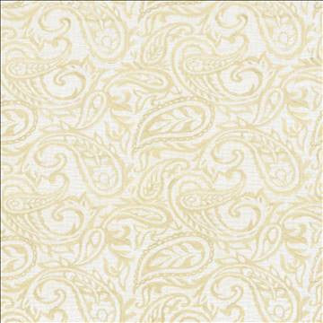 Kahala Paisley Pearl by Kasmir Designer Fabric 1450 52% Linen 48% Cotton INDIA Not Tested H: 17 inches, V: 14 7/8 inches 54 - Swanky Fabrics - Kasmir