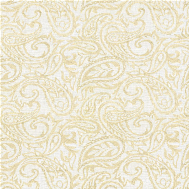Kahala Paisley Pearl by Kasmir Designer Fabric 1450 52% Linen
48% Cotton
 INDIA </p><p>Repeat: Horizontal: 17 inches and Vertical: 14 7/8 inches 51 - Swanky Fabrics -