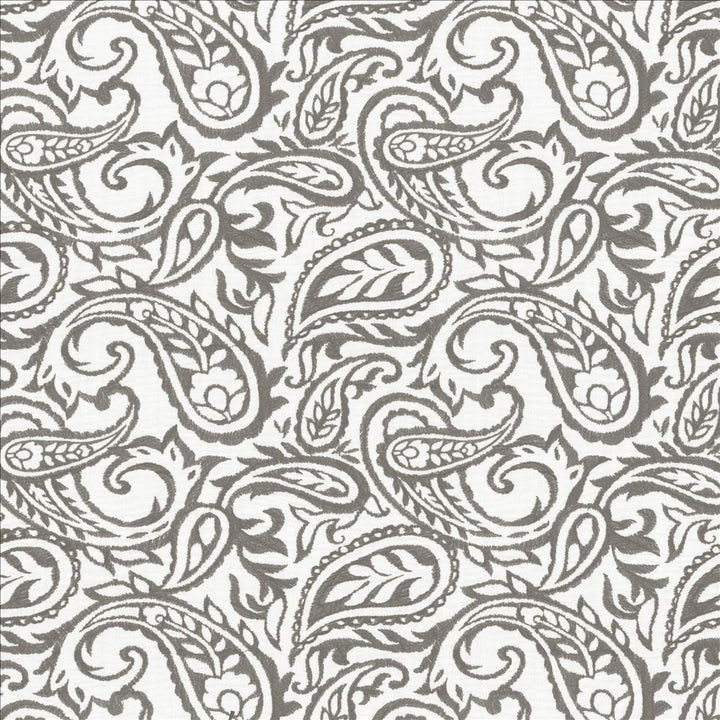 Kahala Paisley Storm  by Kasmir Designer Fabric 1450 52% Linen
48% Cotton
 INDIA Not Tested Horizontal: 17 inches and Vertical: 14 7/8 inches 51  - Swanky Fabrics -