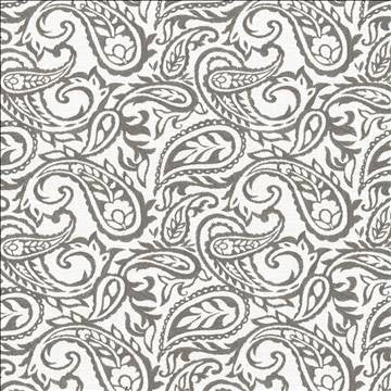 Kahala Paisley Storm by Kasmir Designer Fabric 1450 52% Linen 48% Cotton INDIA Not Tested H: 17 inches, V: 14 7/8 inches 54 - Swanky Fabrics - Kasmir