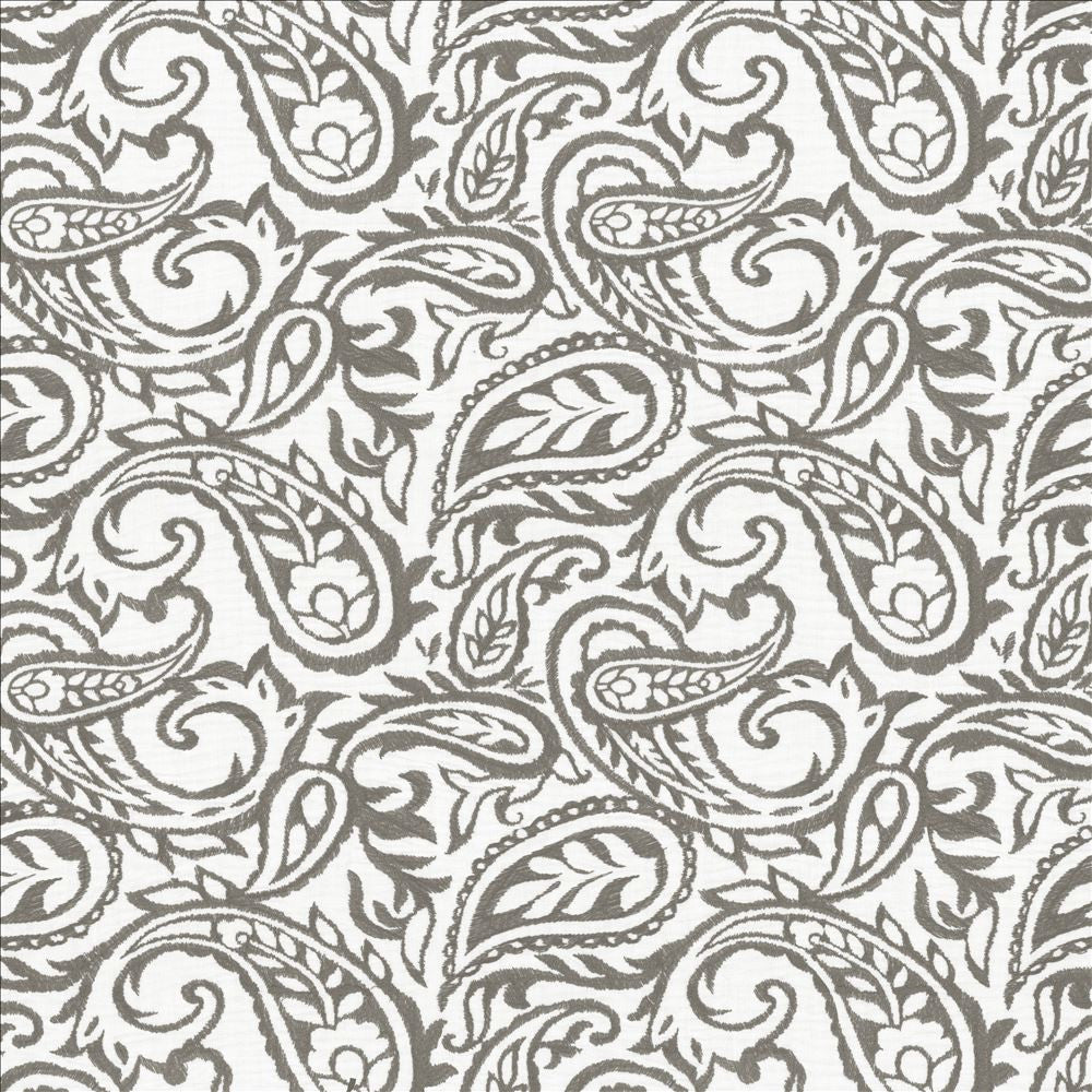 Kahala Paisley Storm by Kasmir Designer Fabric 1450 52% Linen
48% Cotton
 INDIA </p><p>Repeat: Horizontal: 17 inches and Vertical: 14 7/8 inches 51 - Swanky Fabrics -
