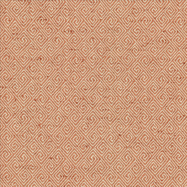 Kaiping Coral by Kasmir Designer Fabric 1461 59% Polyester
41% Cotton
 INDIA </p><p>Repeat: Horizontal: 2 5/8 inches and Vertical: 3 inches 57 - Swanky Fabrics -