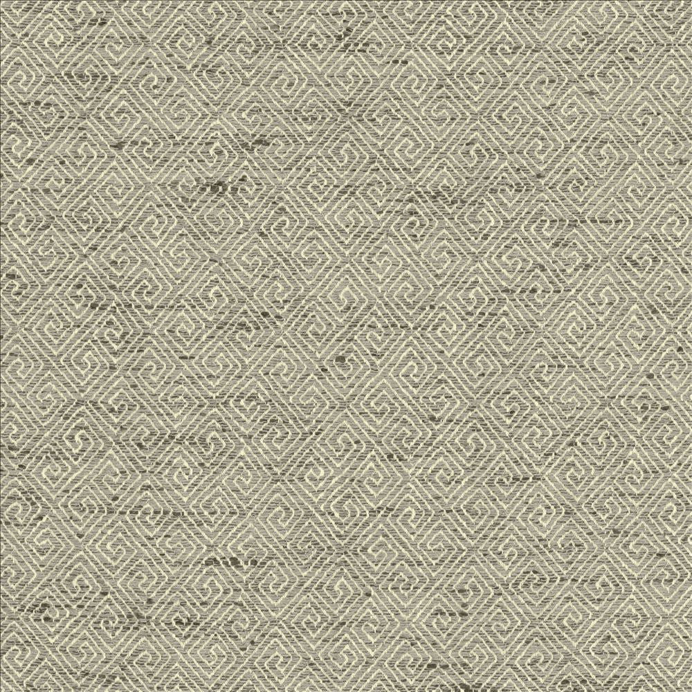Kaiping Silver by Kasmir Designer Fabric 5123 59% Polyester
41% Cotton
 INDIA 100,000 Wyzenbeek Double Rubs </p><p>Repeat: Horizontal: 2 5/8 inches and Vertical: 3 inches 53 - Swanky Fabrics -