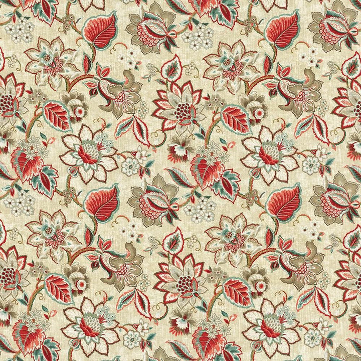 Kavali Strawberry by Kasmir Designer Fabric 5106 55% Linen
45% Cotton
 CHINA </p><p>Repeat: Horizontal: 26 4/8 inches and Vertical: 26 2/8 inches 54 - Swanky Fabrics -