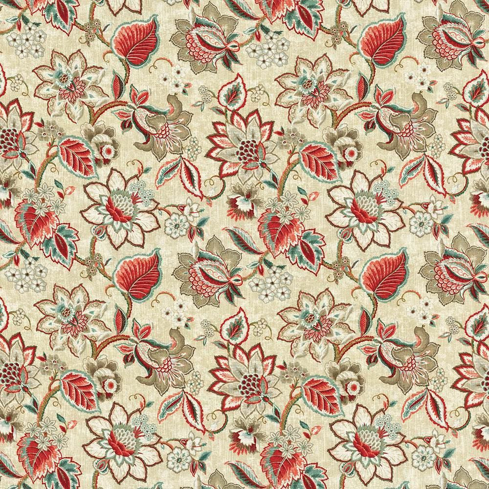 Kavali Strawberry by Kasmir Designer Fabric 5106 55% Linen 45% Cotton CHINA 15,000 Wyzenbeek Double Rubs Horizontal: 26 4/8 inches and Vertical: 26 2/8 inches 54 - Swanky Fabrics -