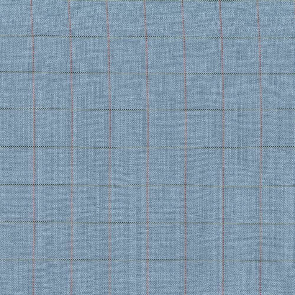 Keheley Ice Blue by Kasmir Designer Fabric 1441 100% Cotton INDIA 12,000 Wyzenbeek Double Rubs Horizontal: 3 inches and Vertical: 3 inches 53 - 54 - Swanky Fabrics -