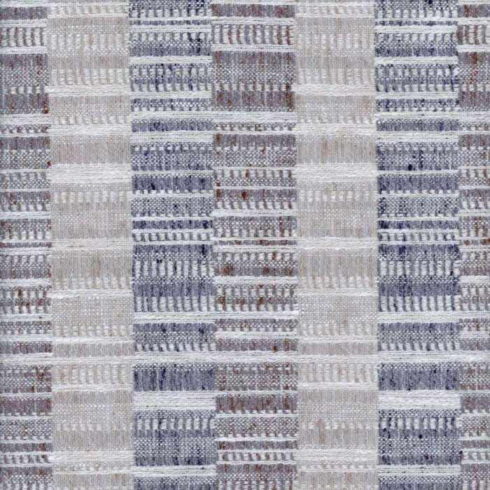 Kinson Midnight by Heritage Designer Fabric - 85% Polyester 15% Cotton Turkey 45,000 Horizontal: 13.5" and Vertical: 4.25" 54" - Swanky Fabrics -