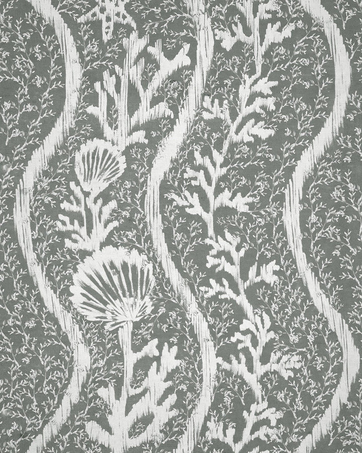 Mind The Gap Wallpaper KORALION Seagrass Wallpaper (WP30049) | WP30049 | SUNDANCE VILLA | 1 roll x 20.5 x 393.7 in | 0.52m / 20.5in | 10m / 393.7in | 5.20mp | 70cm / 27.6in | Grey, White | Satin Matte | Paste the wall | 1-roll in a box | Fabric Carolina | https://www.fabriccarolina.com/