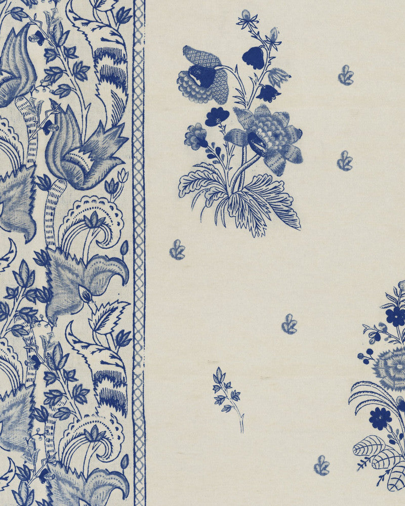Korond Floral Indigo Wallpaper by Mind the Gap Designer Wallpaper TRANSYLVANIAN ROOTS Satin Matte Made in Europe Paste the wall 1 roll x 20.5 x 10.9 yards - Swanky Fabrics -