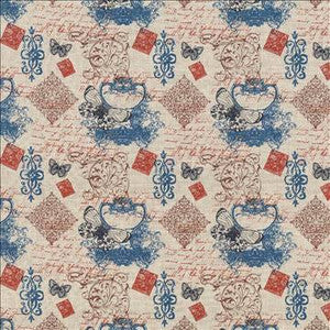 Kasmir Fabric La Mariposa Turquoise