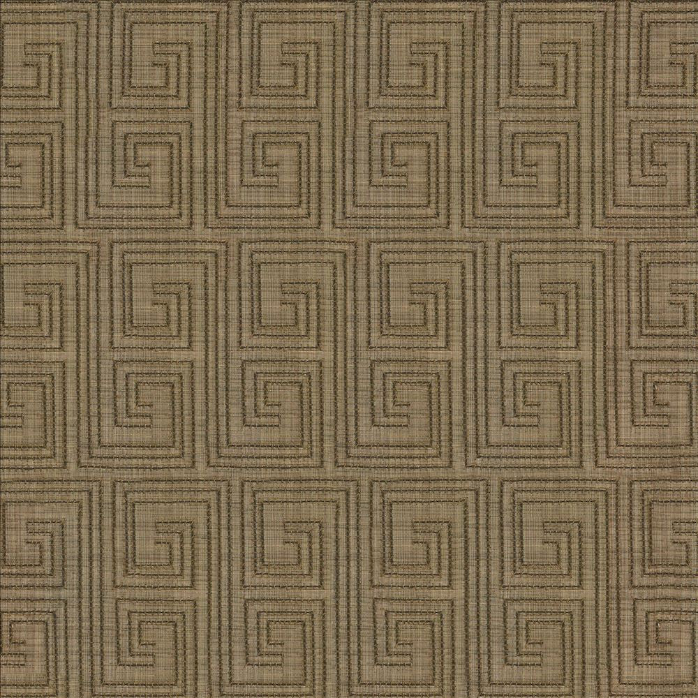 Labyrinth Moss by Kasmir Designer Fabric 1443 65% Cotton 35% Polyester Embroidery 100% Rayon INDIA 3,000 Wyzenbeek Double Rubs Horizontal: 3 2/8 inches and Vertical: 6 1/8 inches 52 - 55 - Swanky Fabrics -