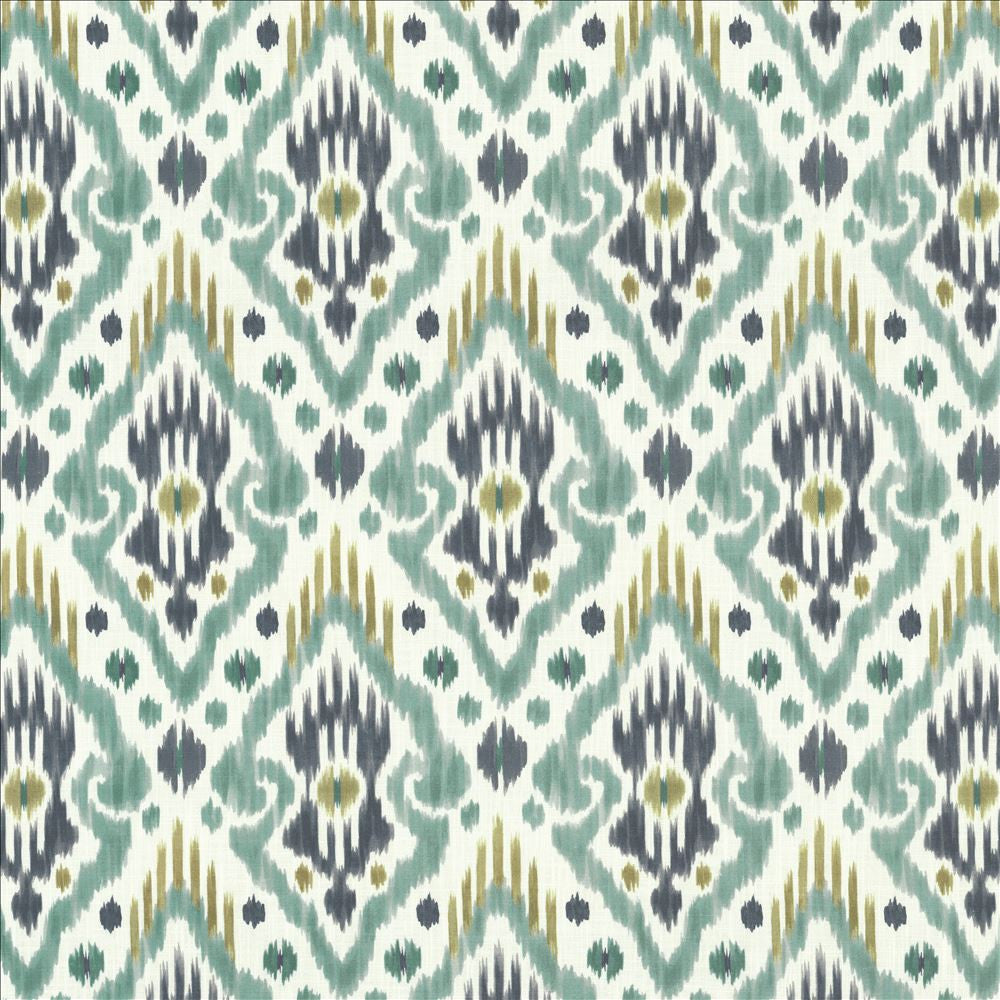Lakota Lagoon by Kasmir Designer Fabric 1464 70% Viscose
30% Linen
 SPAIN </p><p>Repeat: Horizontal: 13 7/8 inches and Vertical: 26 4/8 inches 54 - Swanky Fabrics -