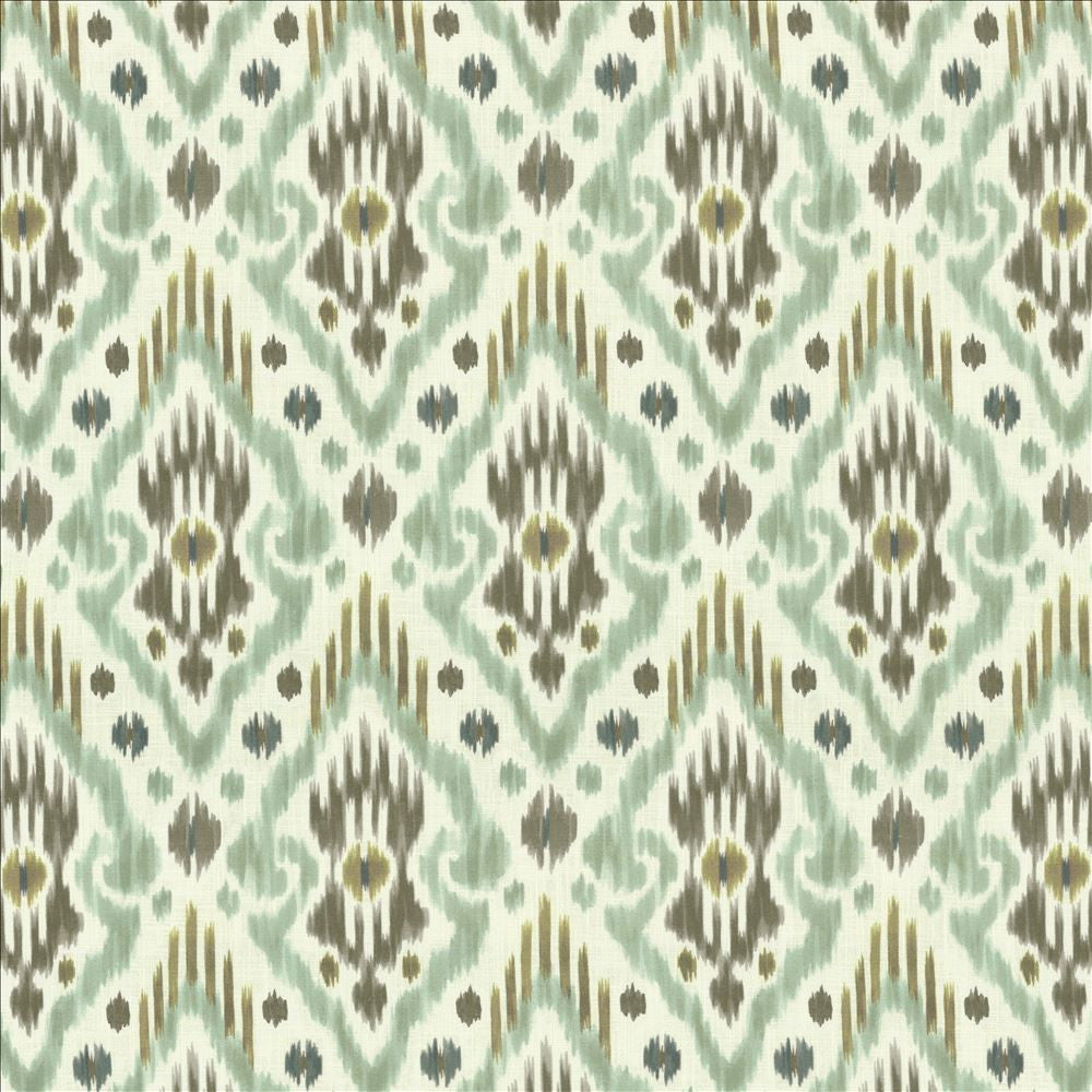 Lakota Mist by Kasmir Designer Fabric See sample 70% Viscose
30% Linen
 SPAIN 30,000 Wyzenbeek Double Rubs </p><p>Repeat: Horizontal: 13 7/8 inches and Vertical: 26 4/8 inches 54 - Swanky Fabrics -